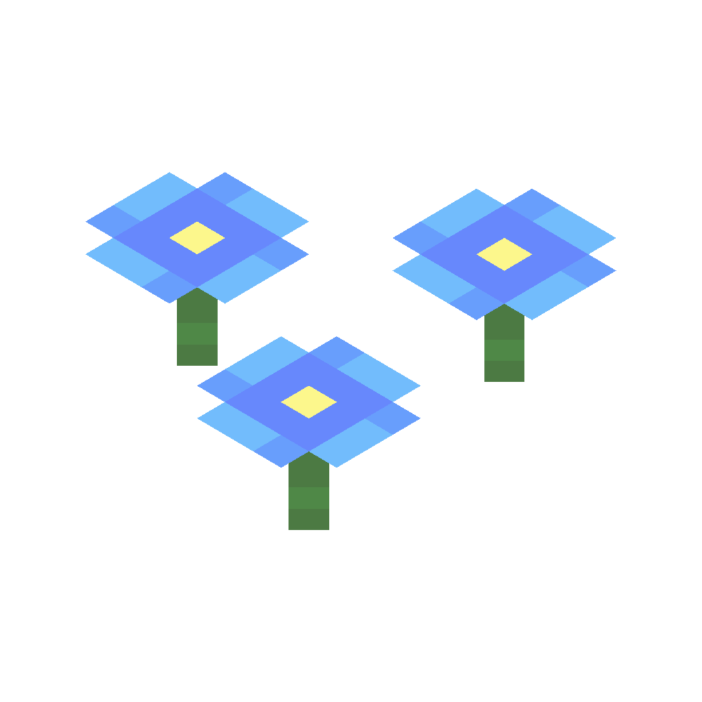 Three forget me nots (1 of 4)